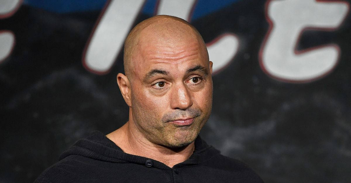 Joe Rogan Pouting During Interview Background