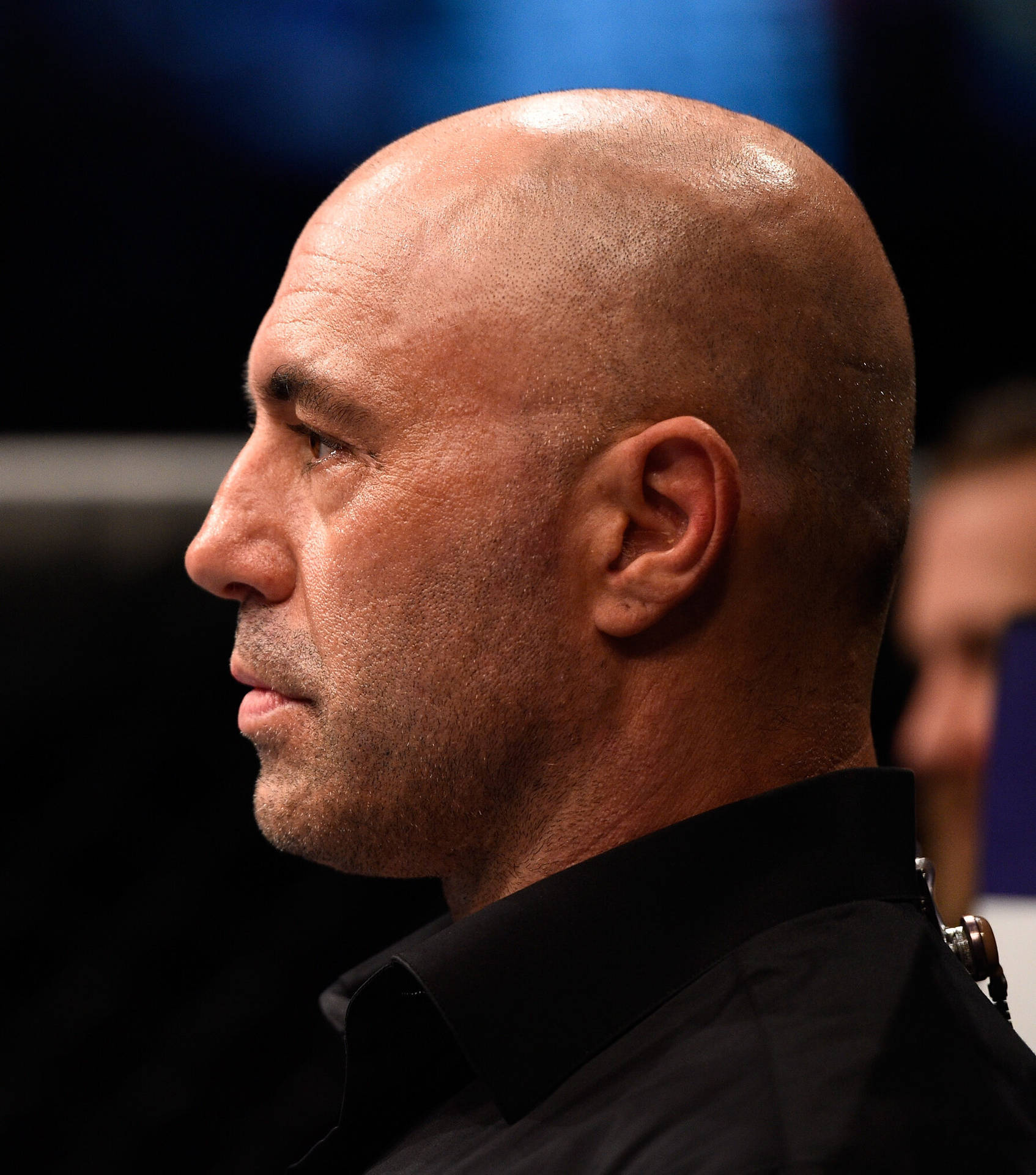 Joe Rogan Watching Match Background