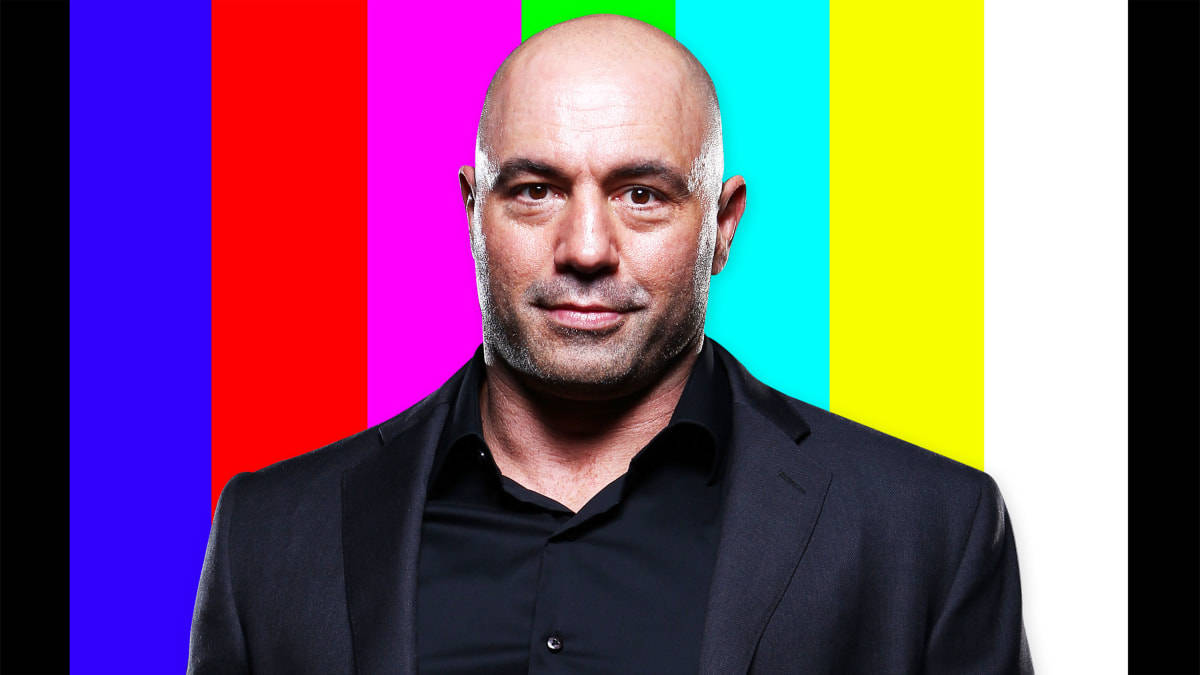 Joe Rogan With Tv Testing Background