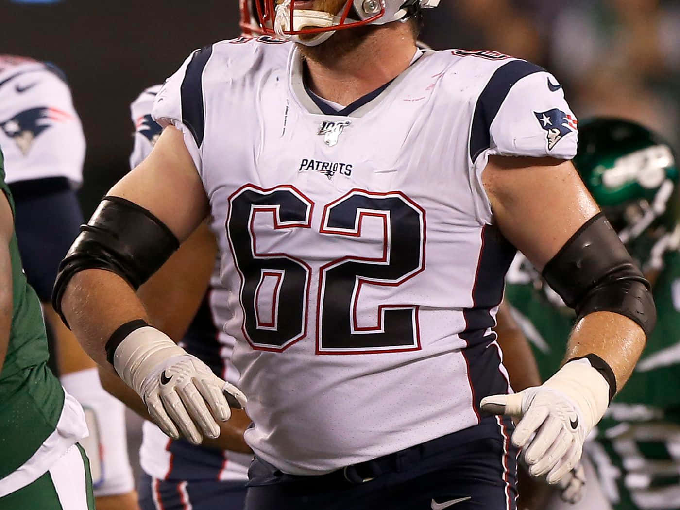Joe Thuney Jersey Number 62 Background