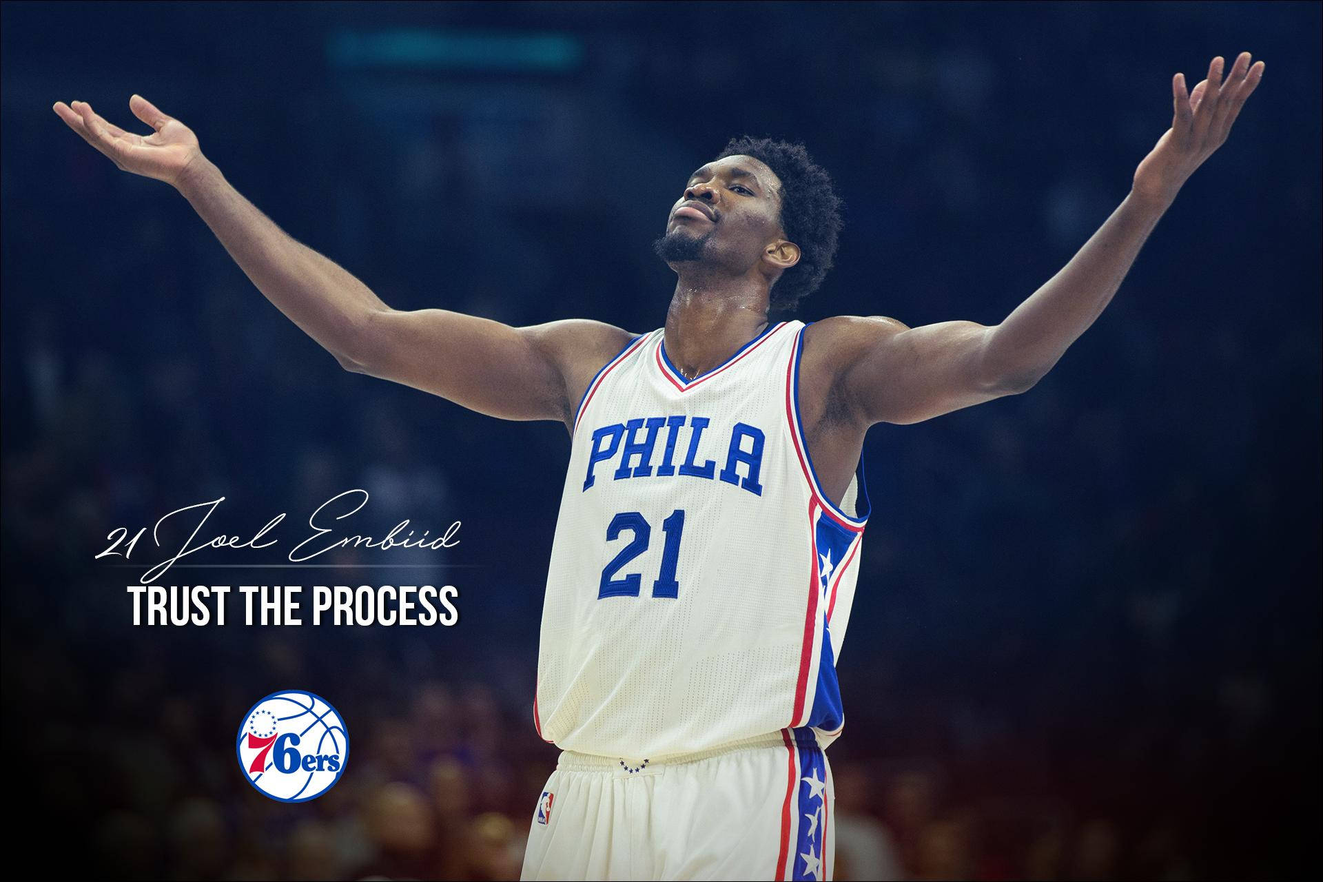 Joel Embiid Sixers Players Background