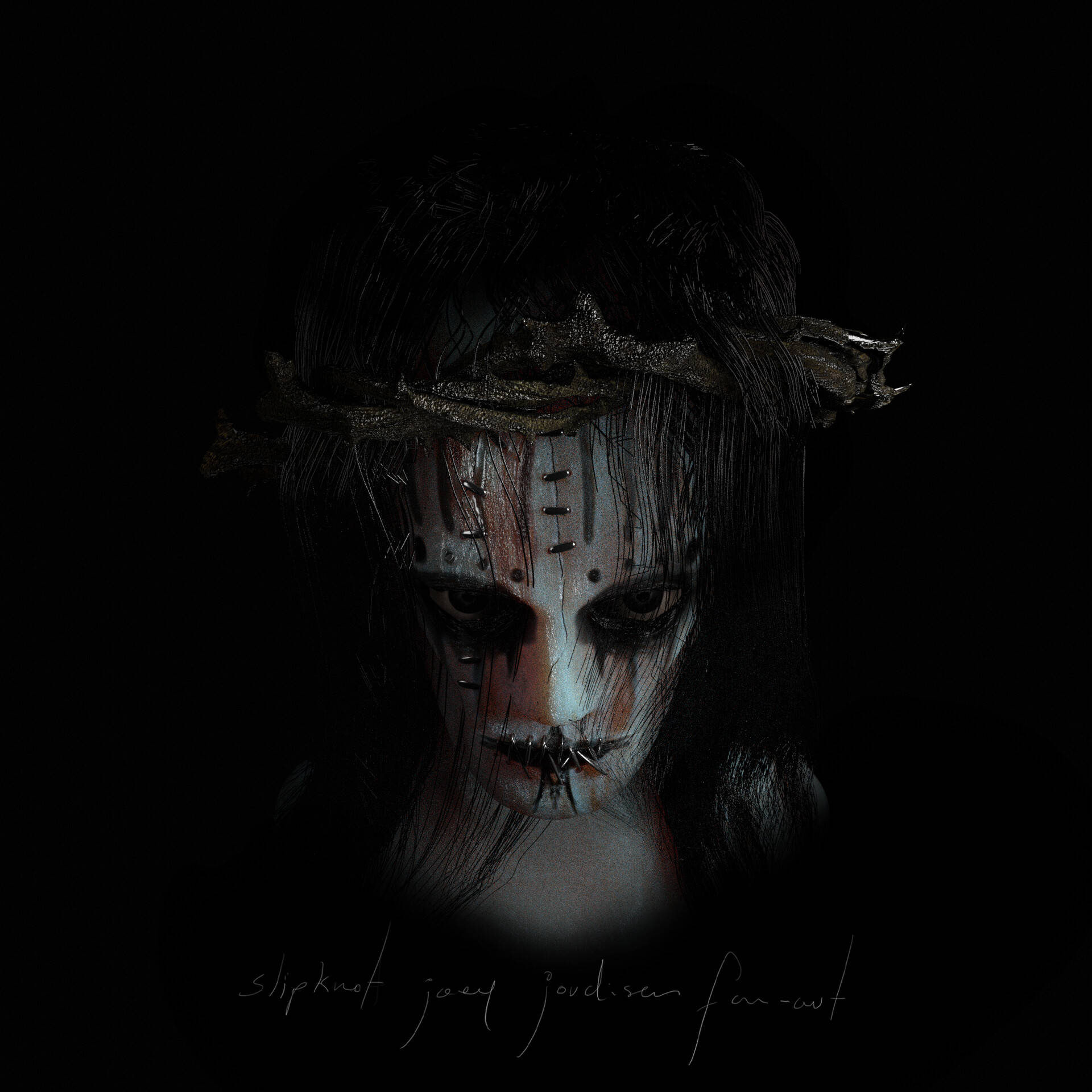 Joey Jordison Kabuki Mask Background
