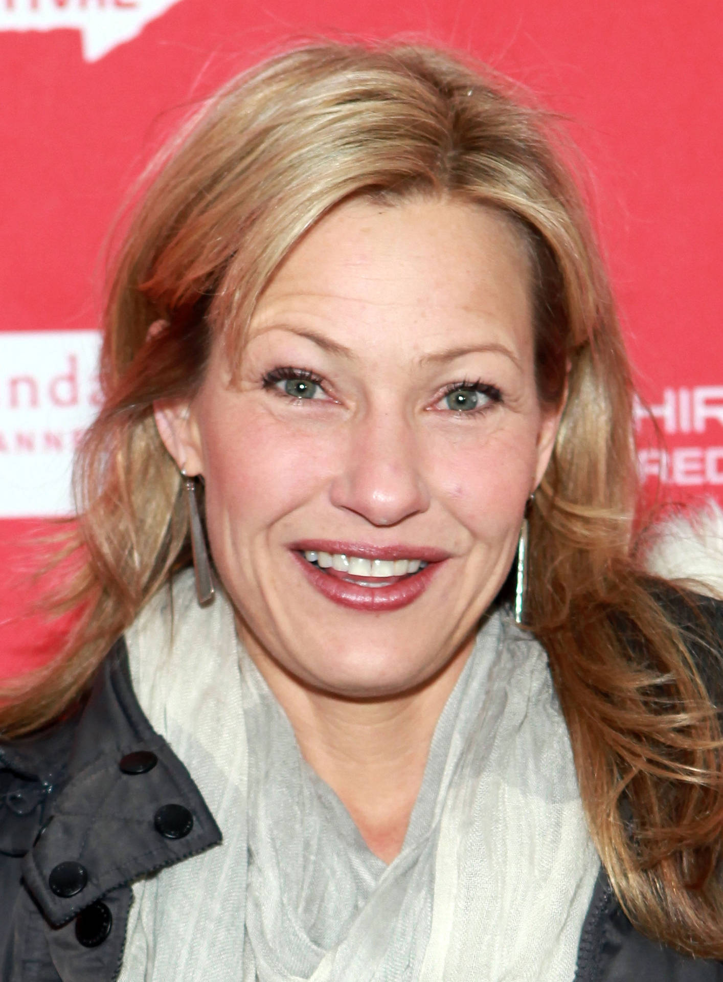 Joey Lauren Adams Attending Creative Coalition Luncheon Background