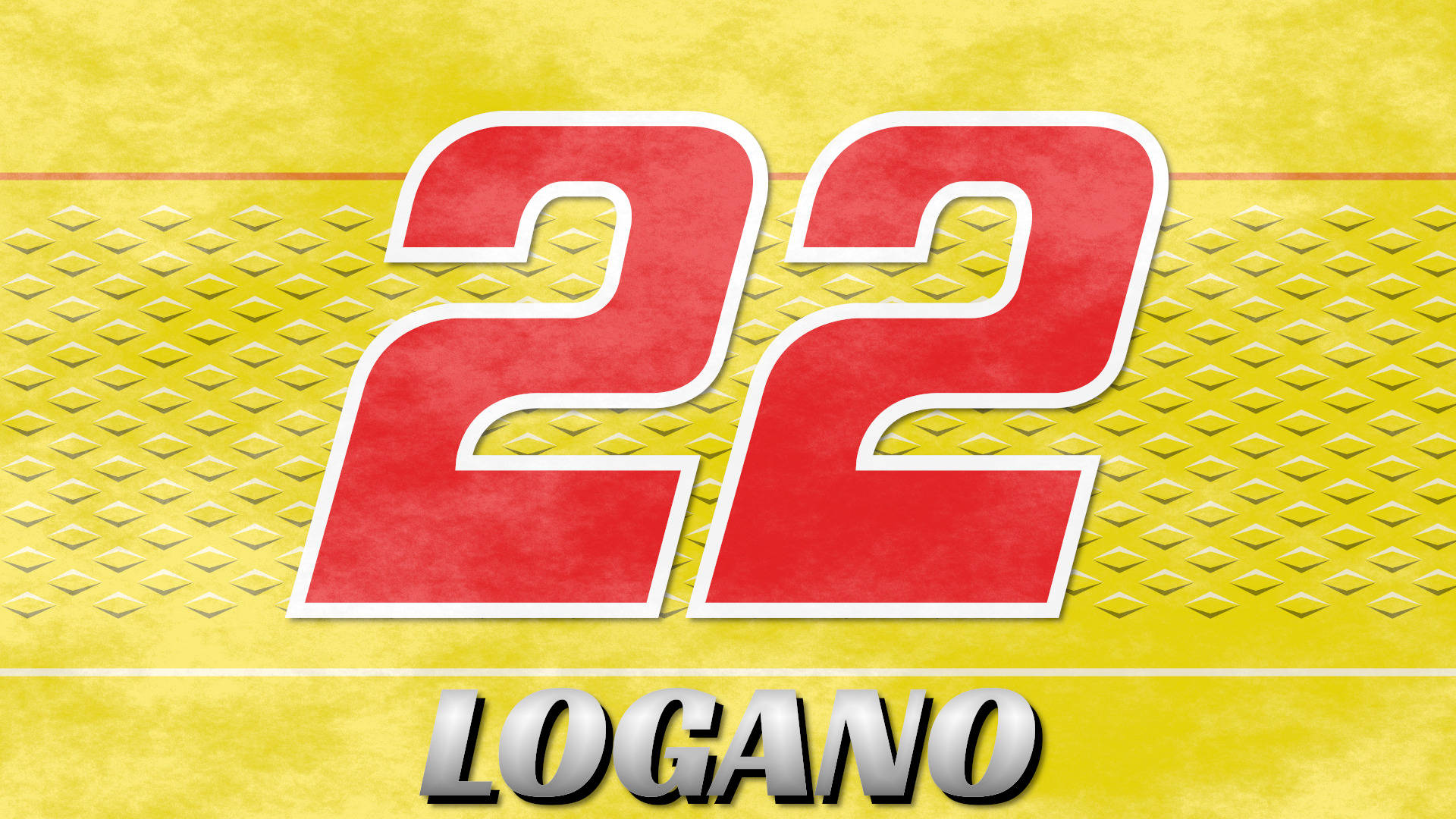 Joey Logano 22 Yellow Metal