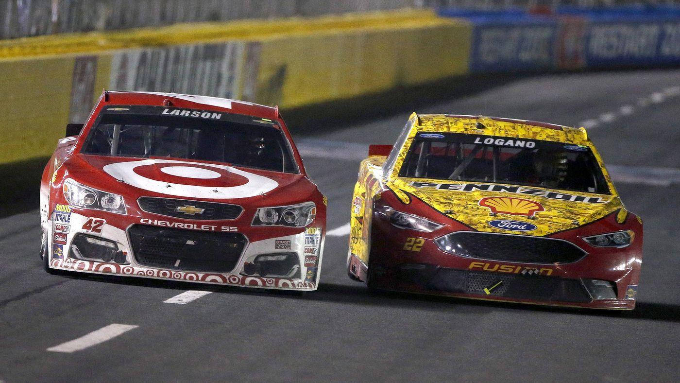 Joey Logano And Kyle Larson Cars