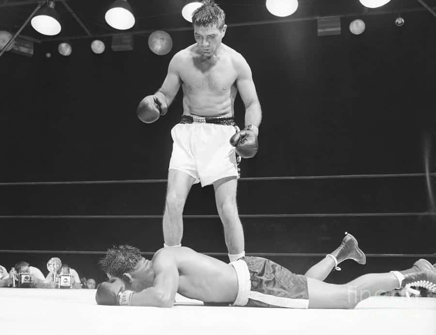 Joey Maxim Boxing Ring Background