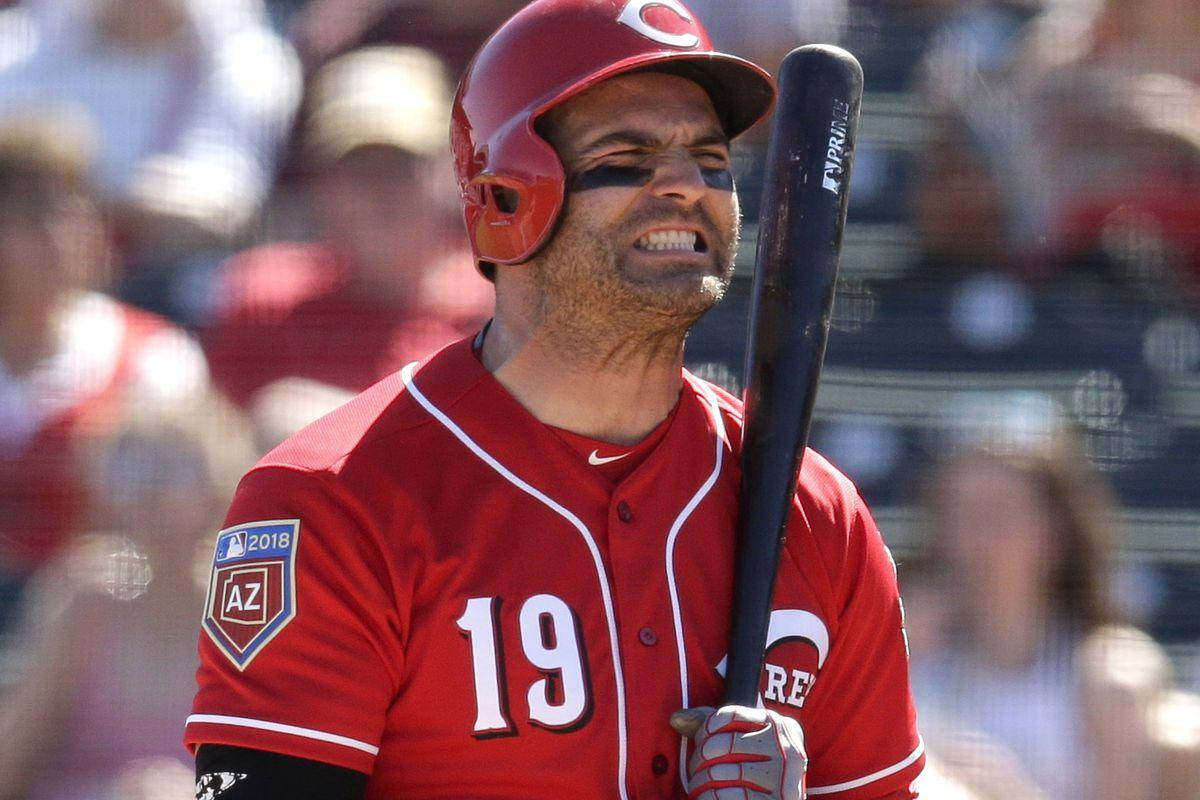 Joey Votto Gritting His Teeth