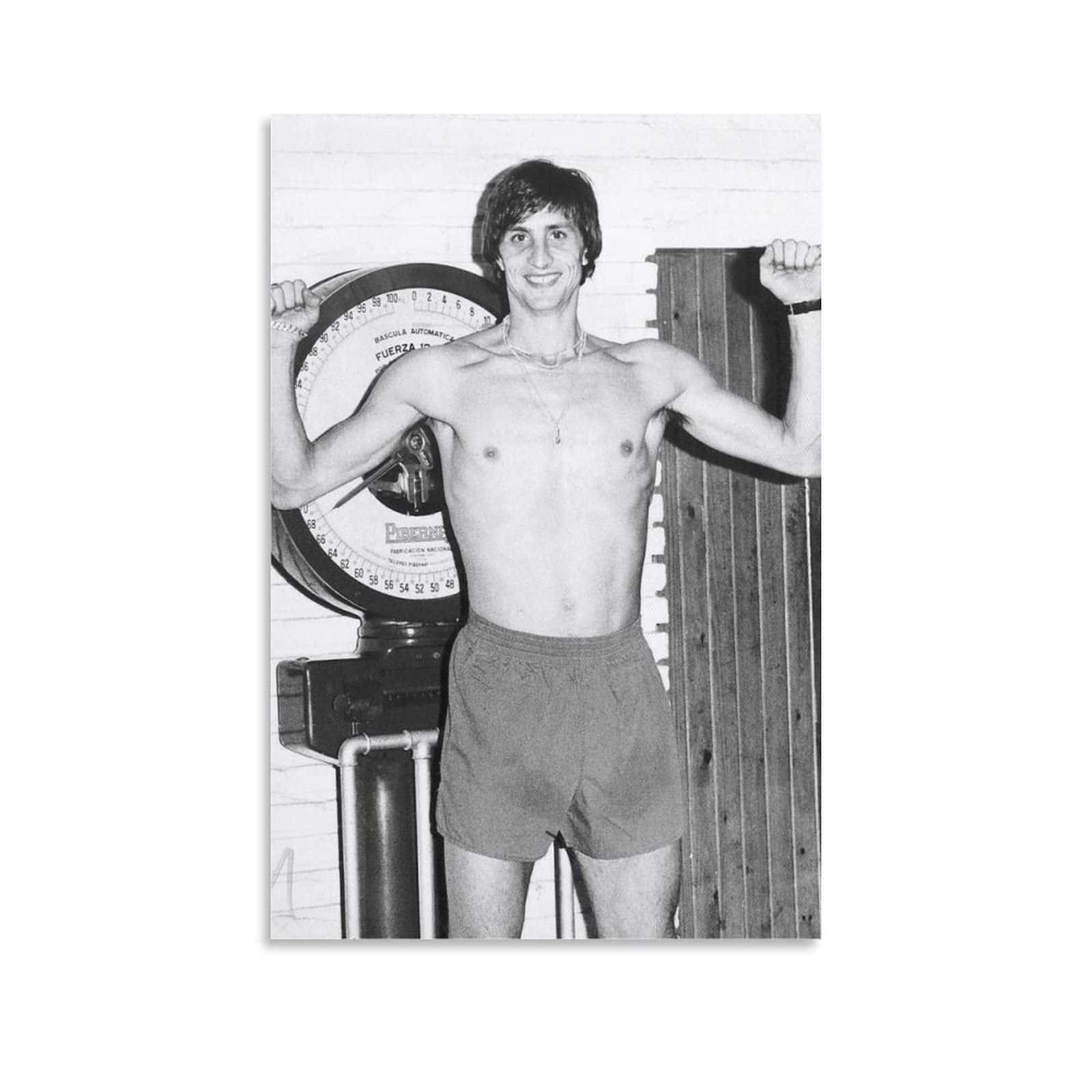 Johan Cruyff - A Soccer Legend On The Field Background