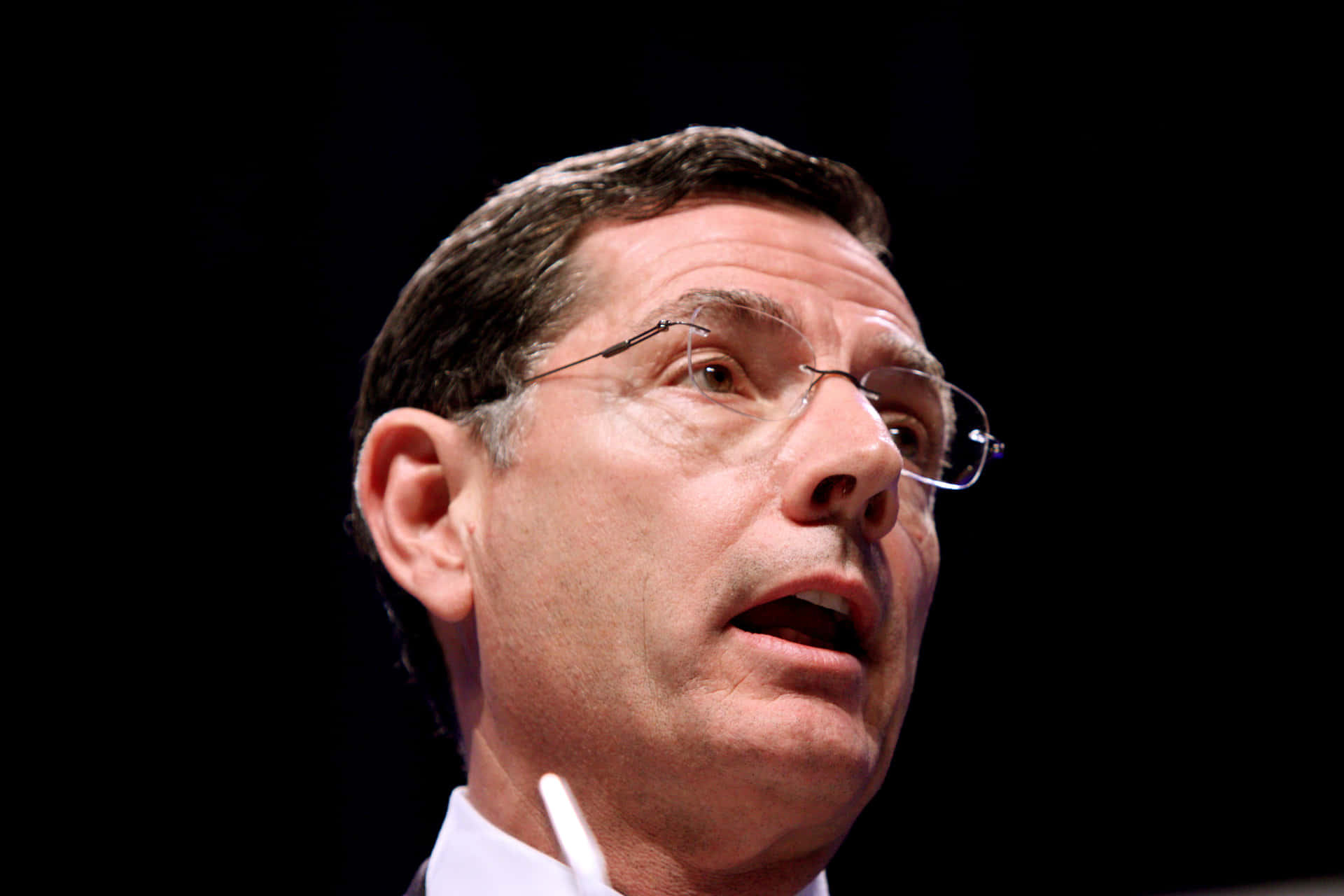 John Barrasso Face With Black Background Background