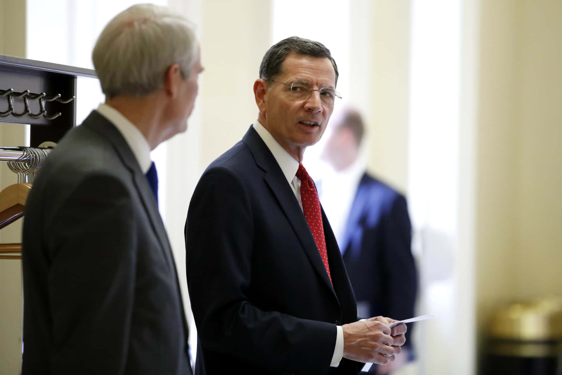 John Barrasso In Black Suit Background