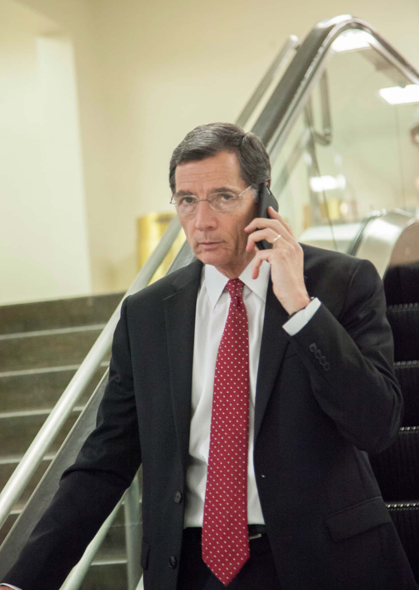 John Barrasso Taking A Call Background