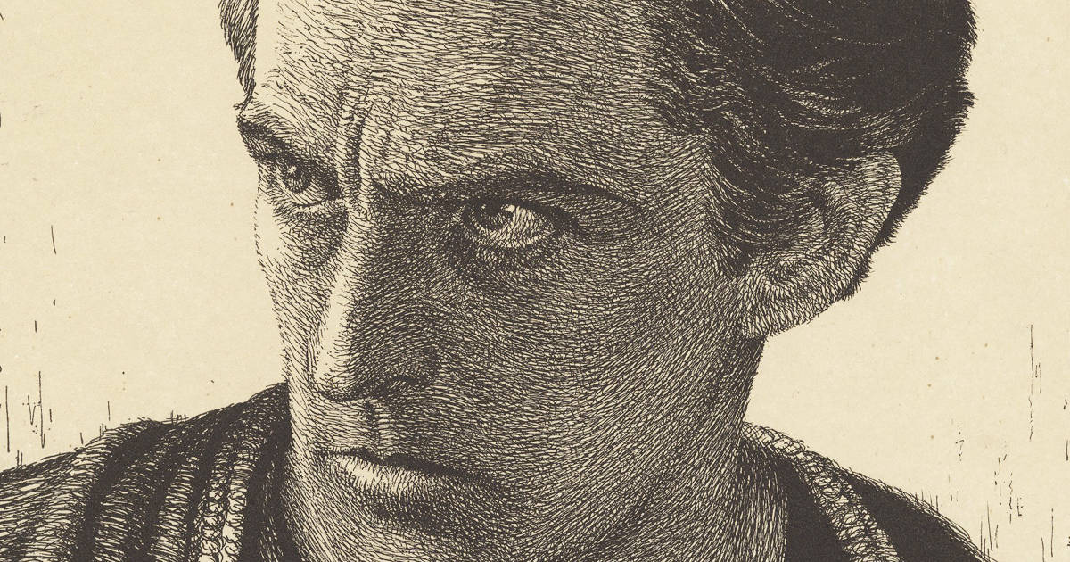 John Barrymore Hamlet Face Art Background