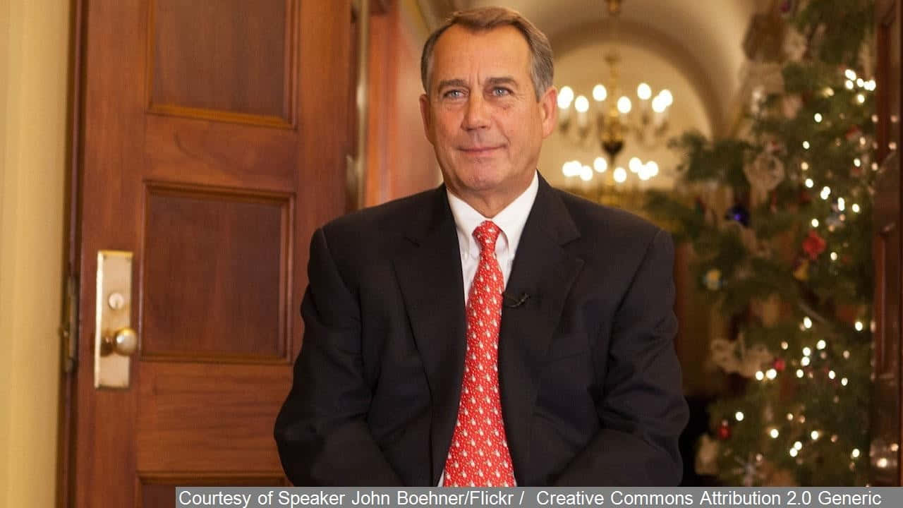 John Boehner Christmas Tree Background