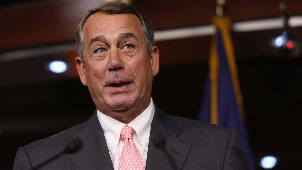 John Boehner Pink Tie Background