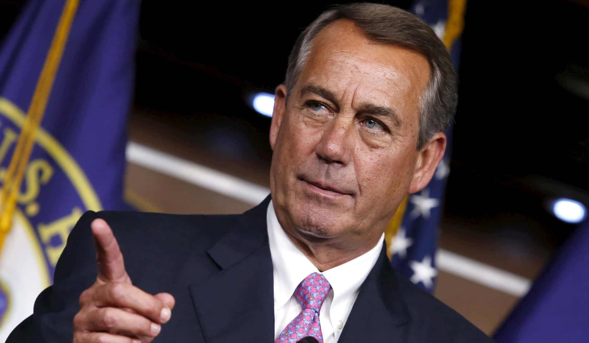 John Boehner Pointing Background