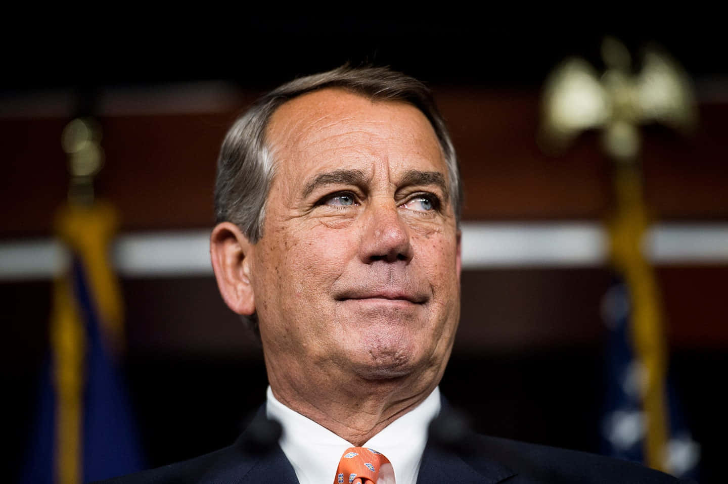 John Boehner With A Subtle Smile Background