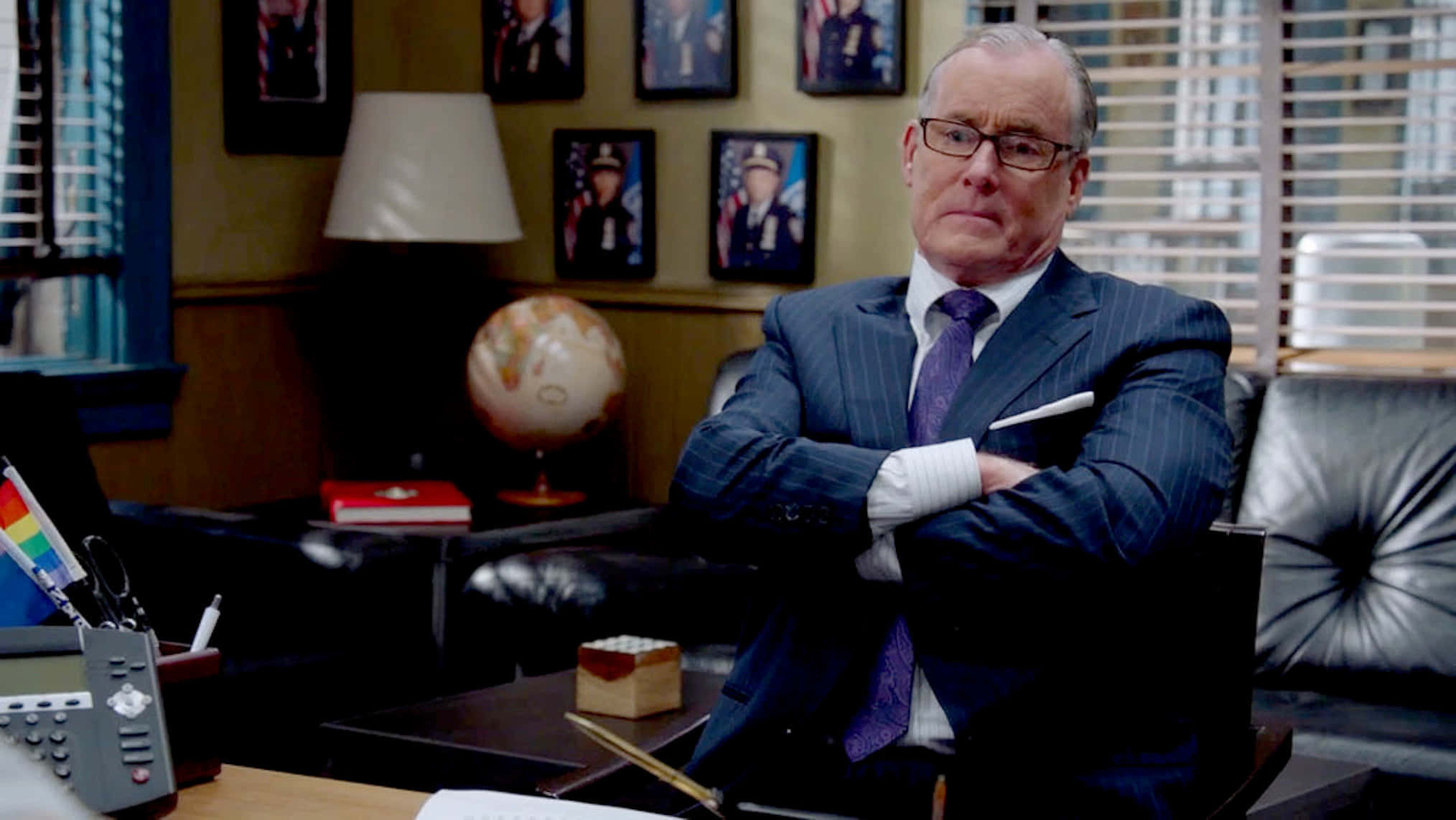 John C. Mcginley Intense Stare In Hd Wallpaper Background