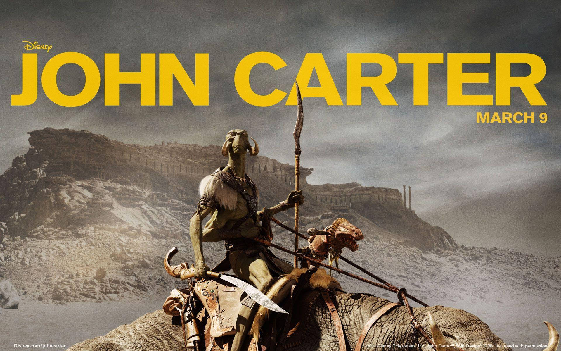 John Carter Promotional Poster Background