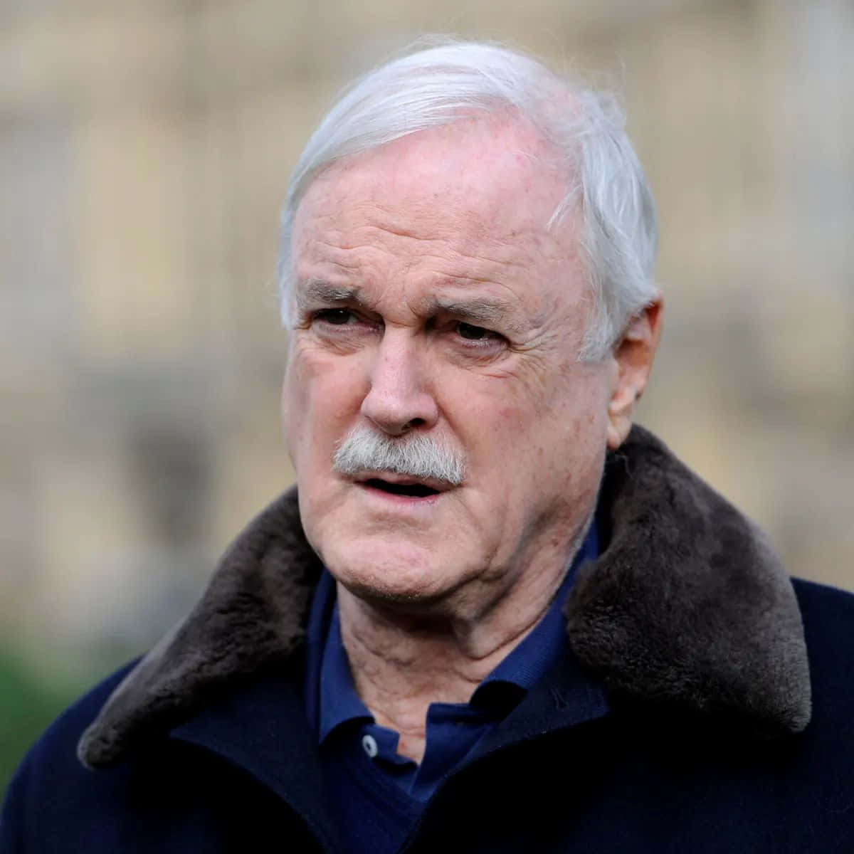 John Cleese Portrait Outdoors Background