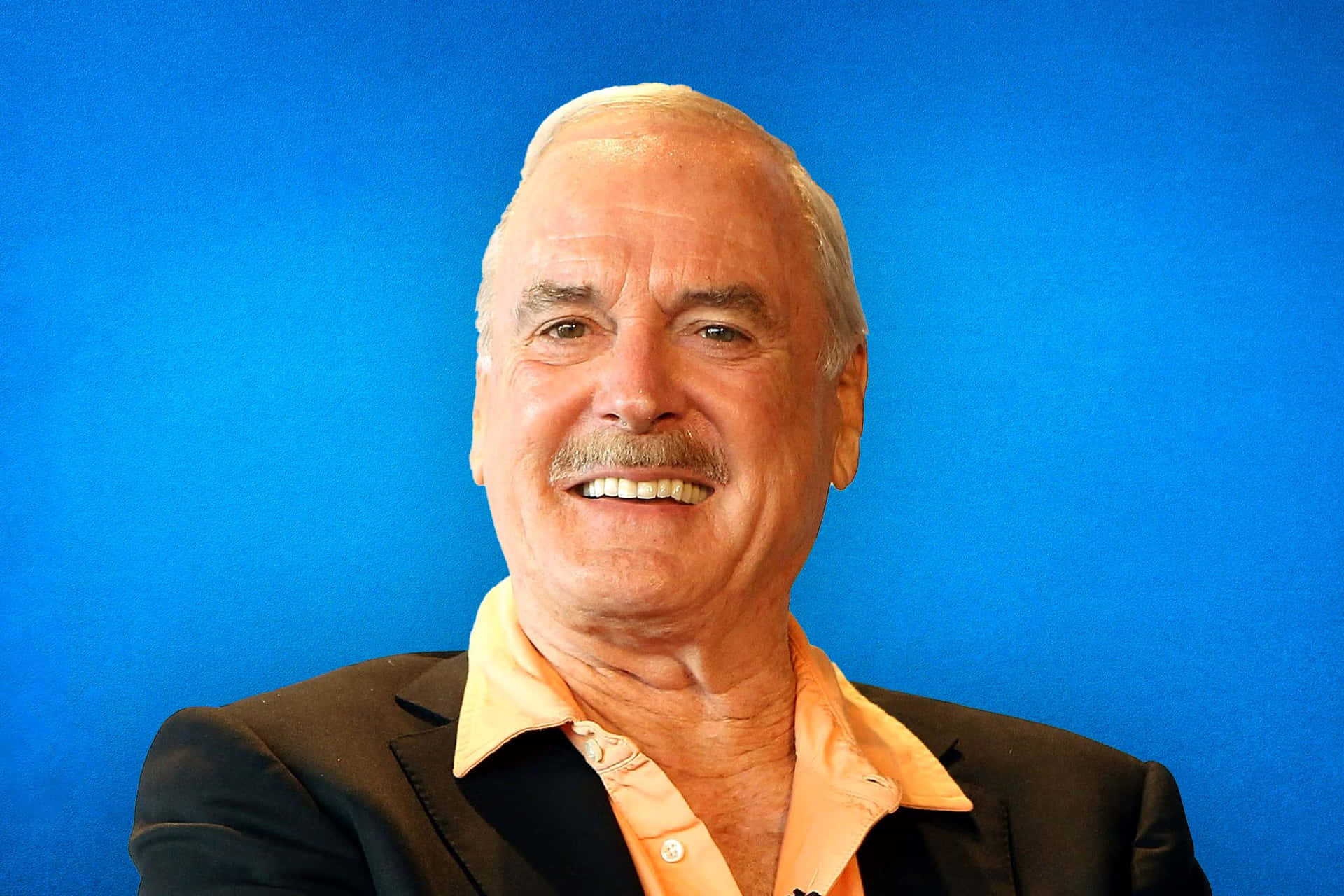 John Cleese Smiling Portrait Background