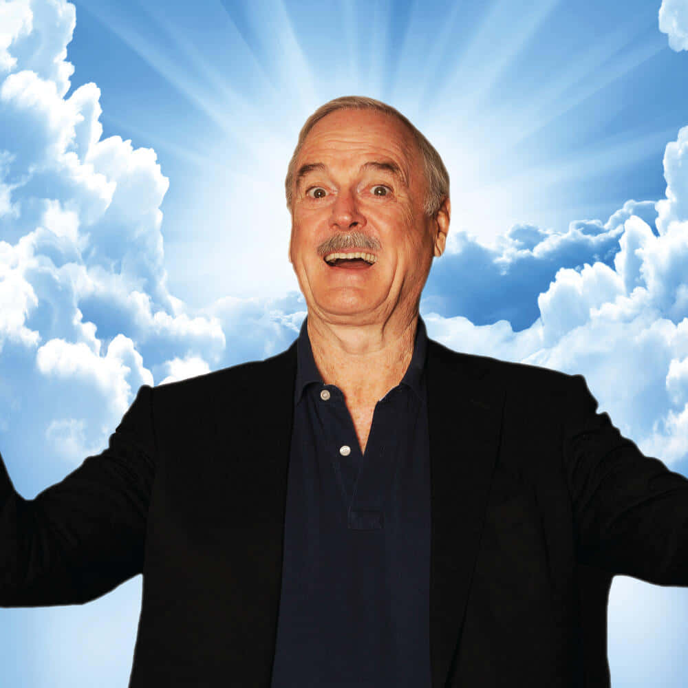 John Cleese Sunburst Background Background