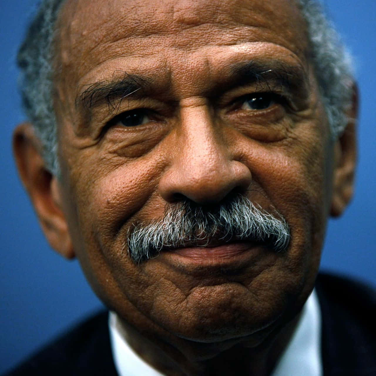 John Conyers In An Interactive Discussion Background