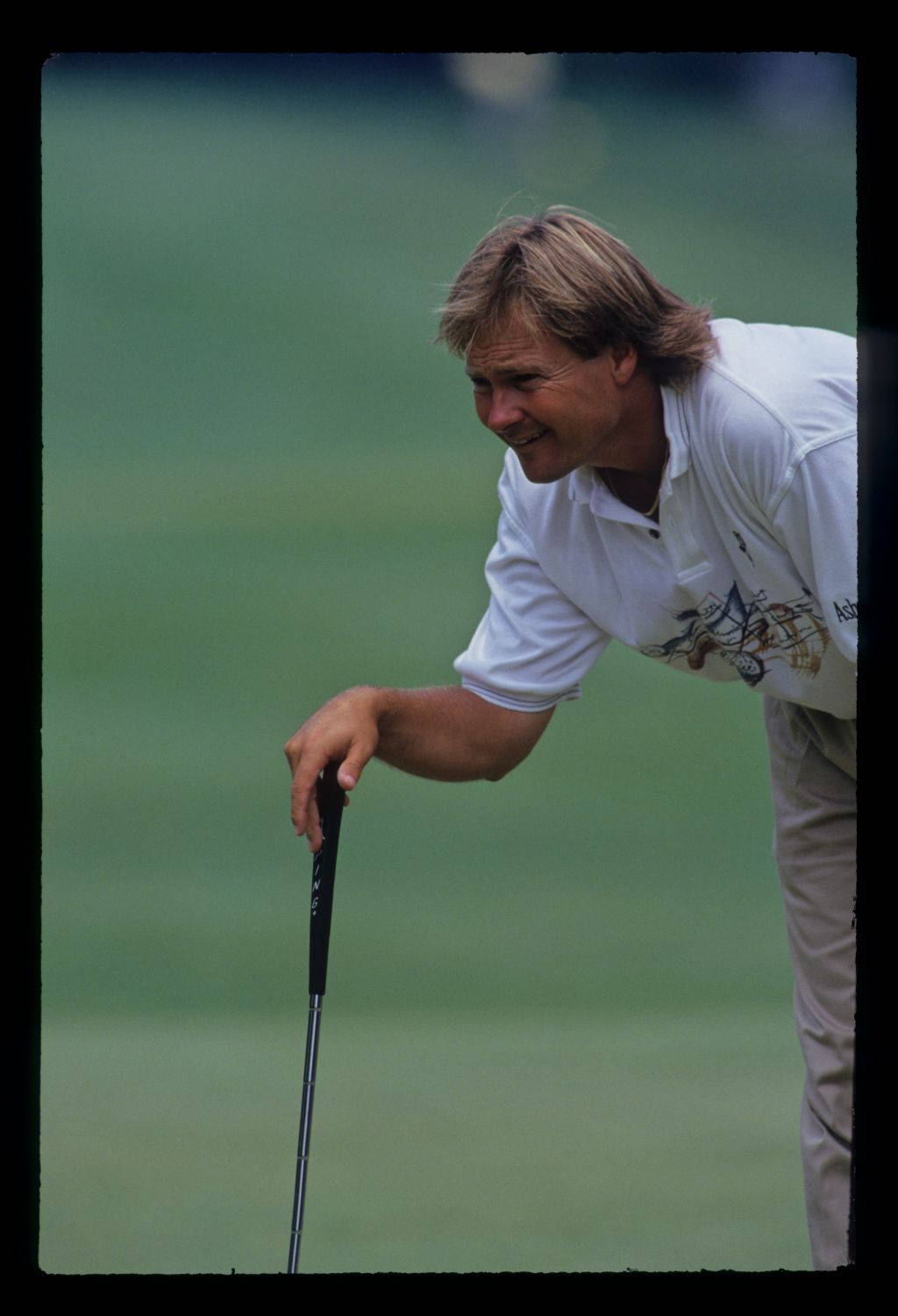 John Cook Exhausted After The Swing Background