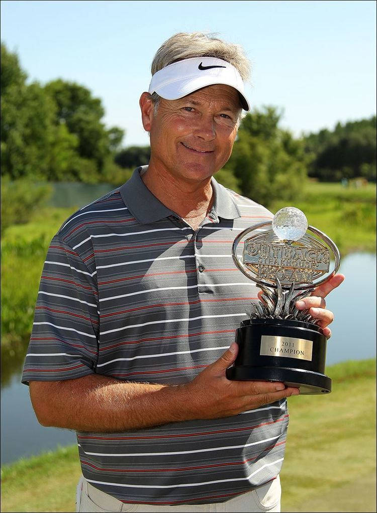 John Cook Winning Trophy