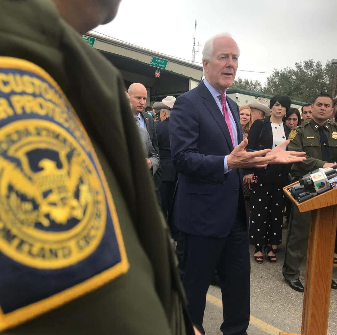 John Cornyn Announcing To The Force