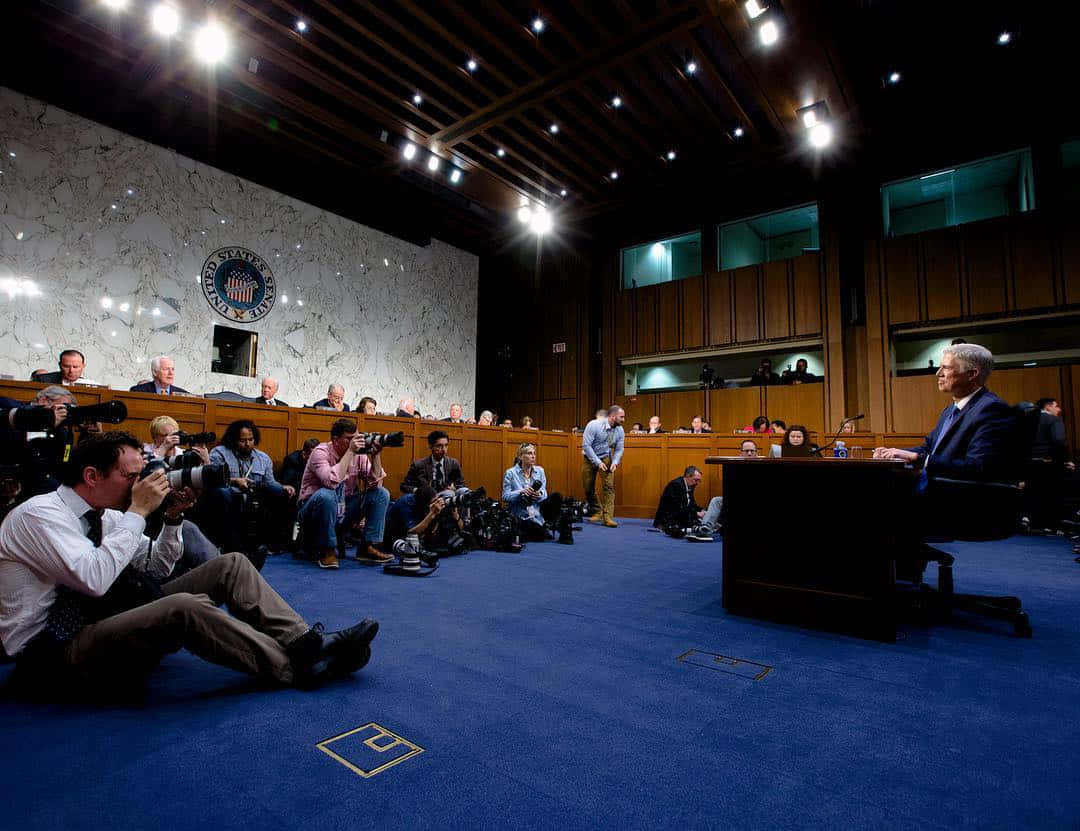 John Cornyn Being Questioned In Senate