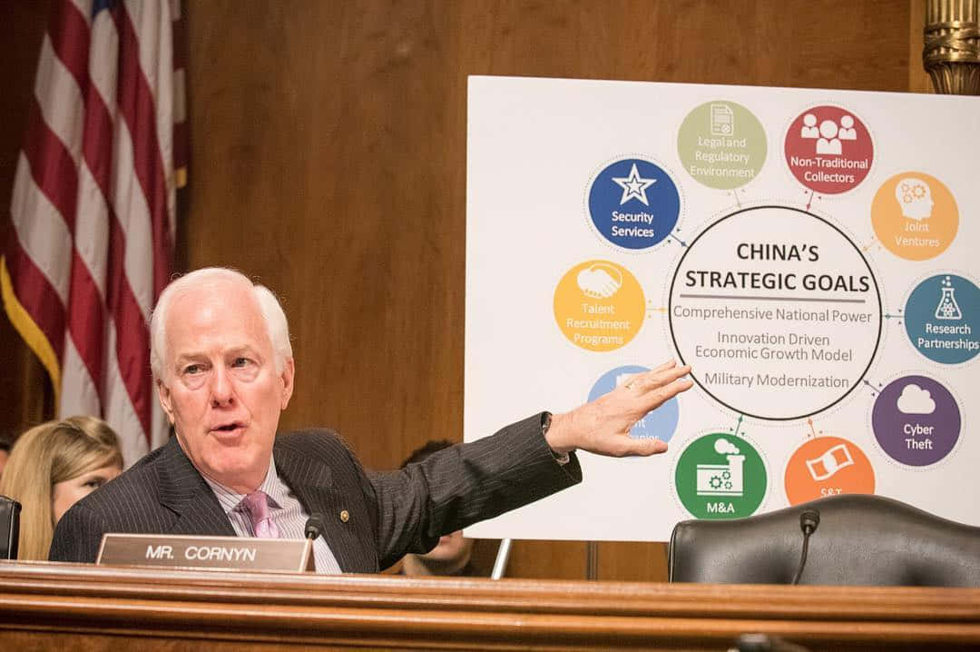 John Cornyn Presenting China's Strategies