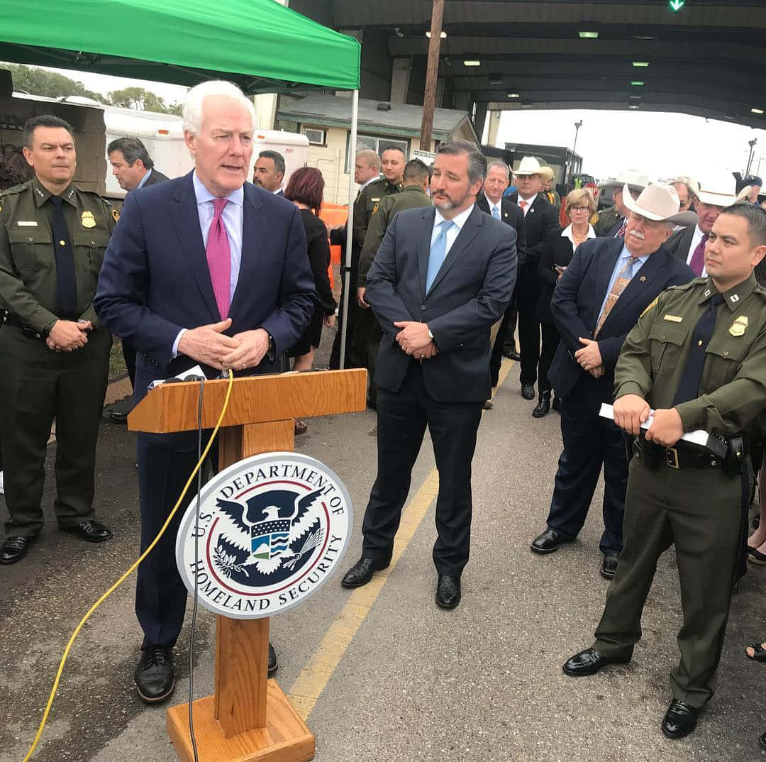 John Cornyn With Homeland Security