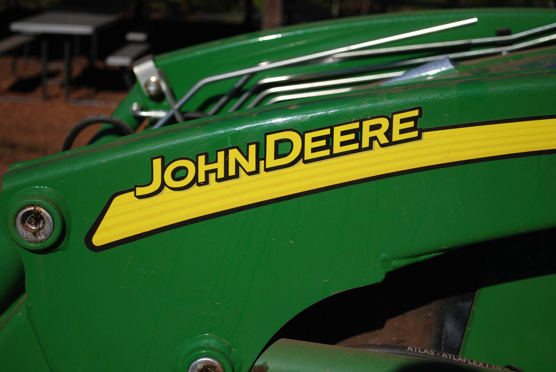 John Deere Machine Close Up Background