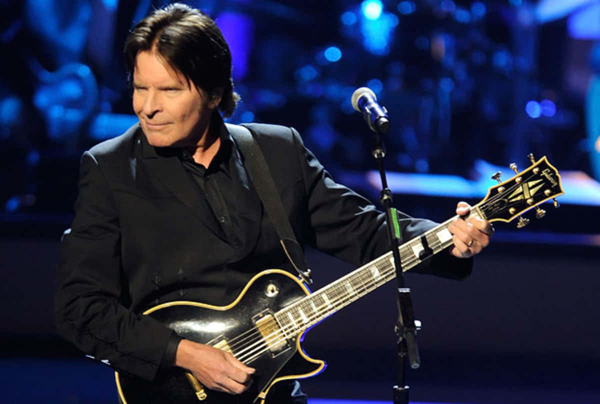 John Fogerty Performing Live Background