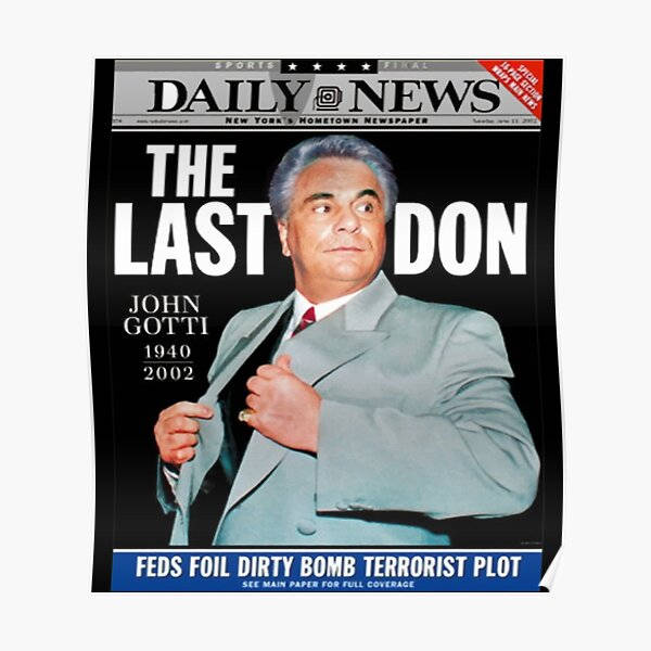 John Gotti Daily News Front Page Background