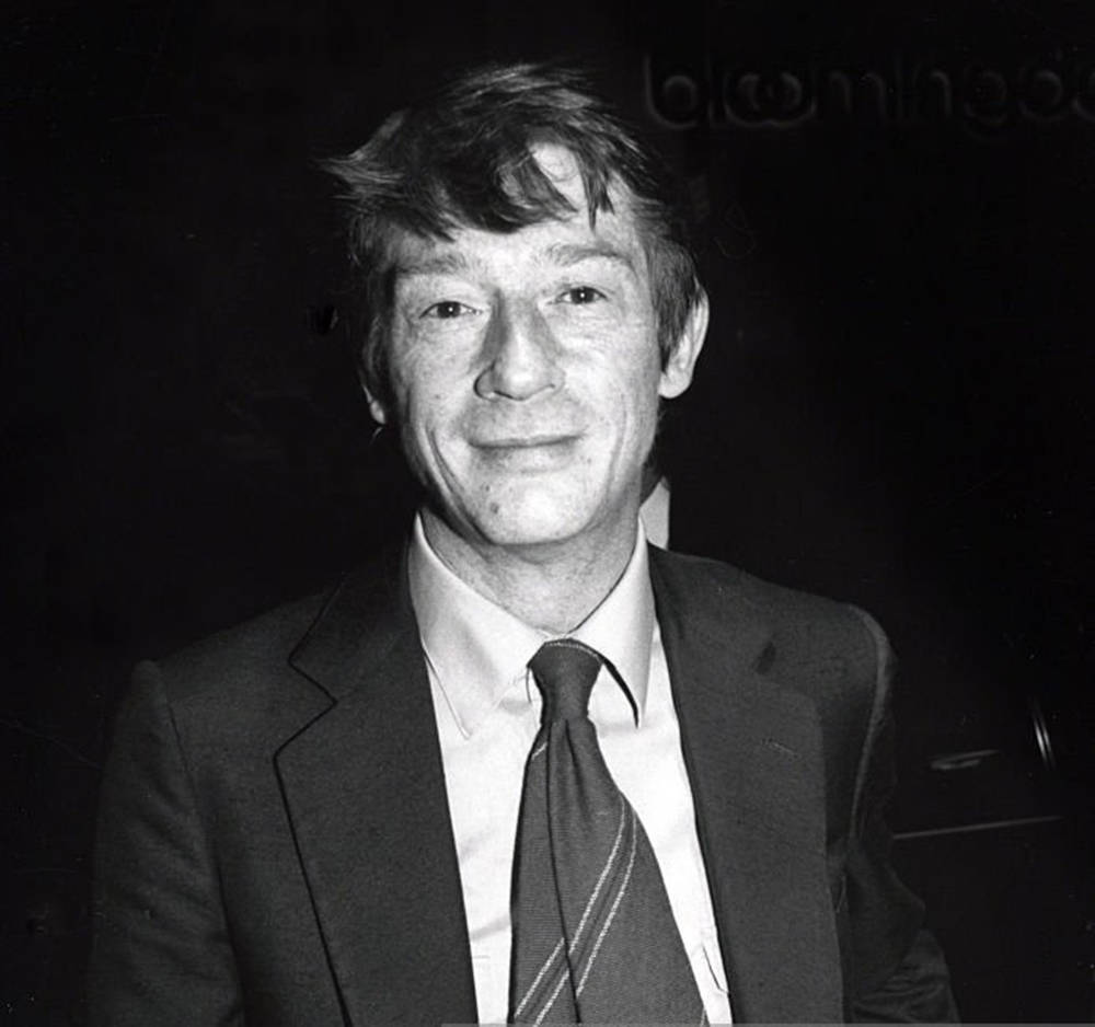 John Hurt Black And White Suit And Tie Background