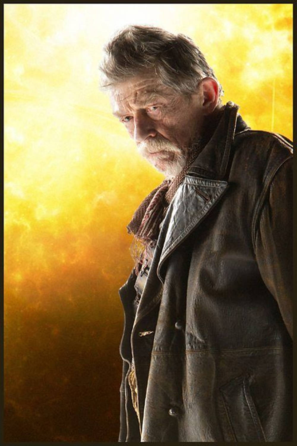 John Hurt Fire Aesthetic Background