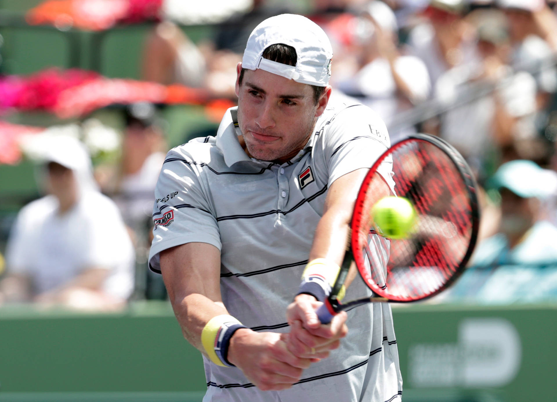 John Isner In Action