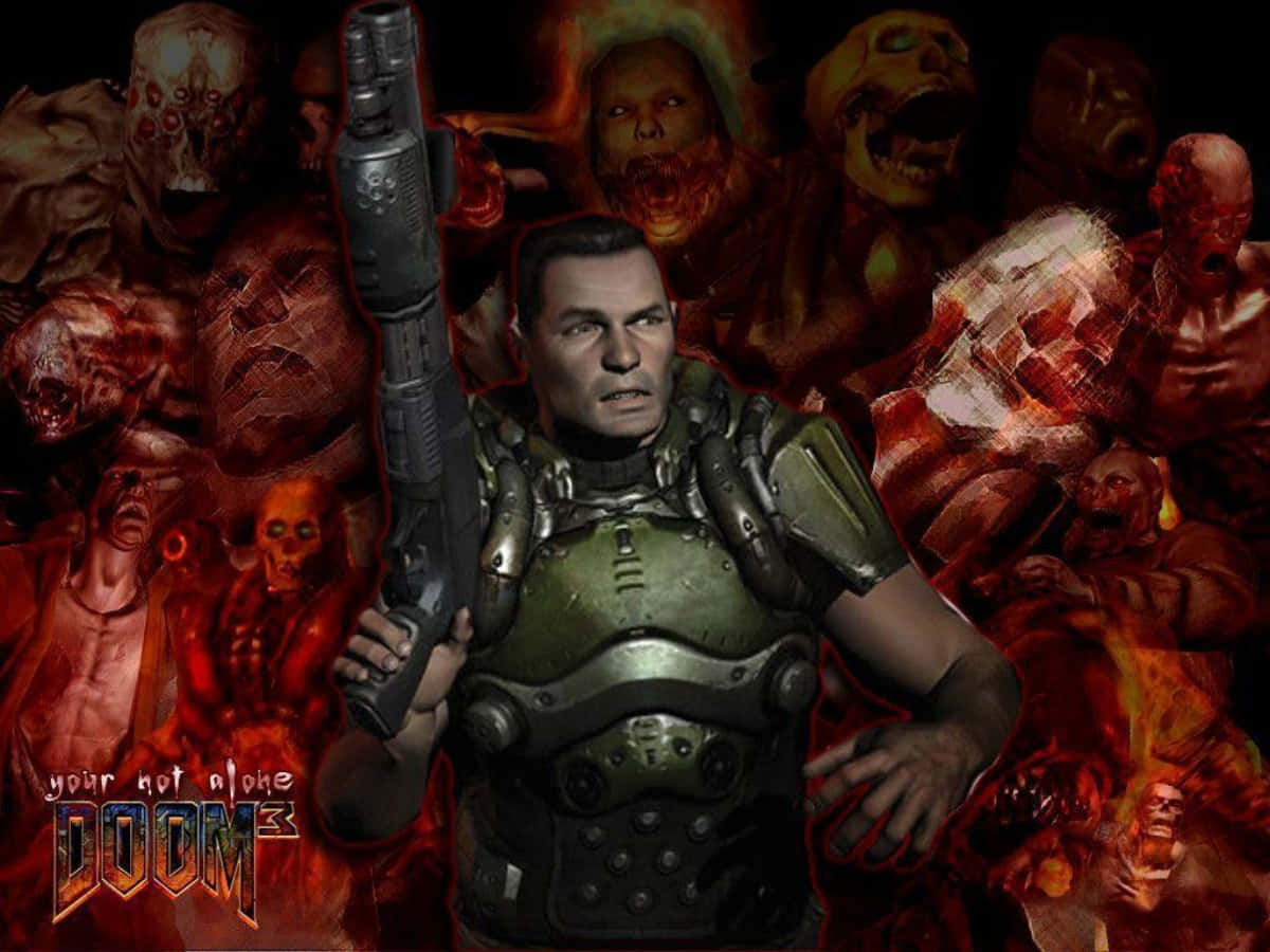 John Kane Doom 3 Enemies Background