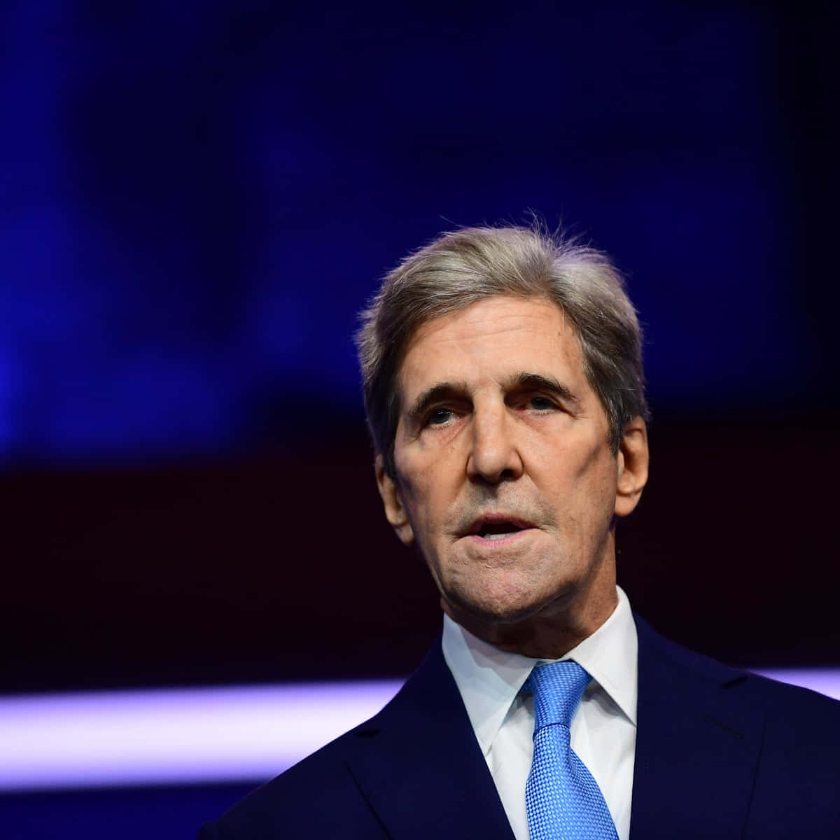 John Kerry Advocating For International Climate Action Background