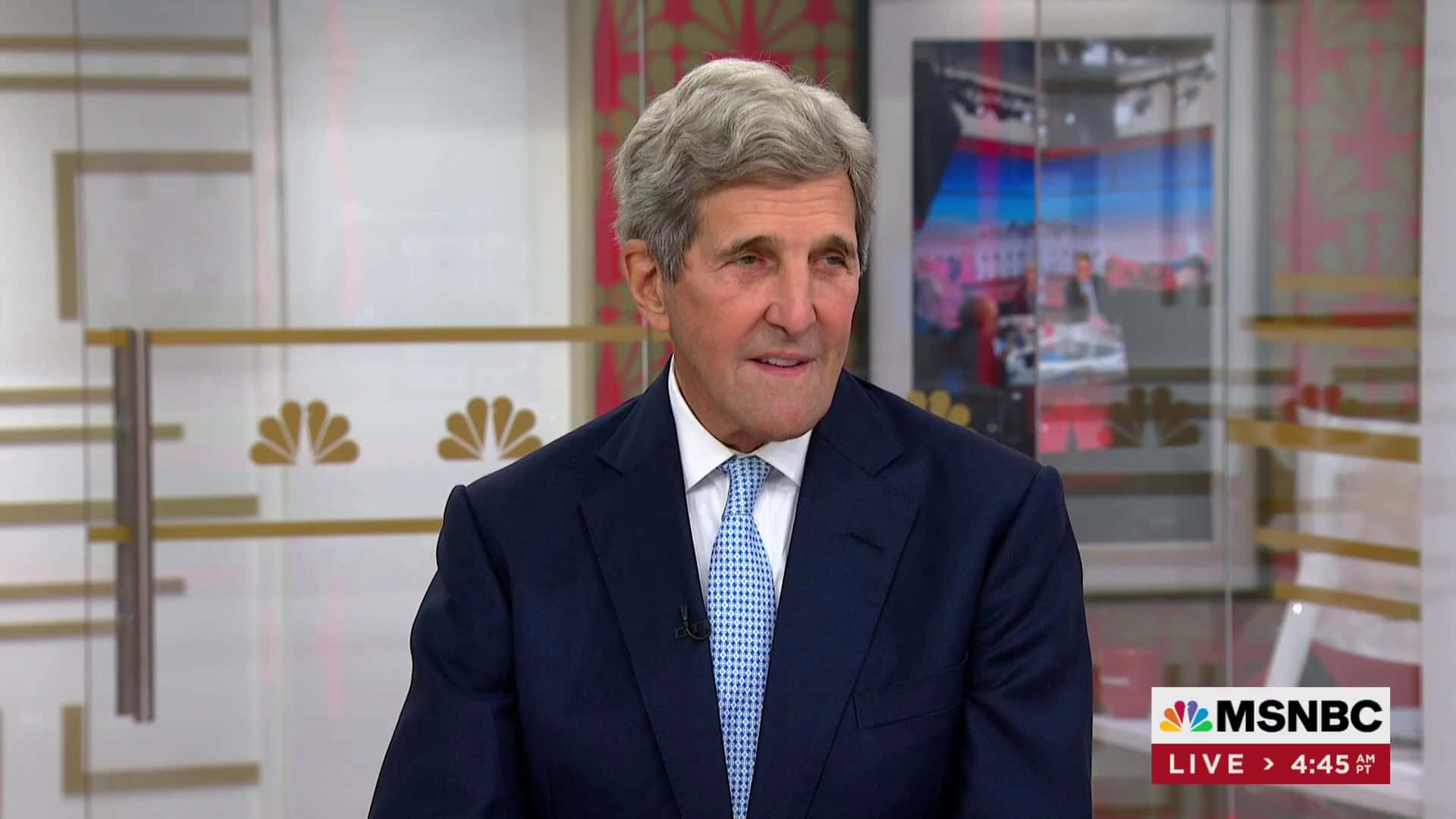 John Kerry On Morning Joe News Talk Show Background