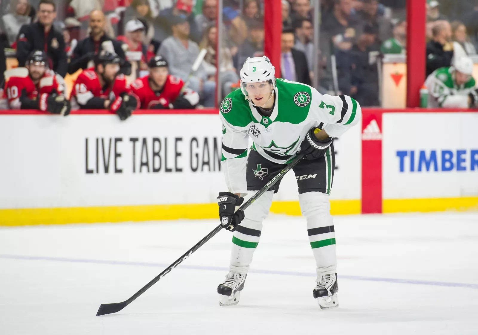 John Klingberg Dallas Stars Ice Hockey Player Background