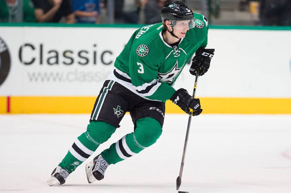 John Klingberg Poster Ice Hockey Background