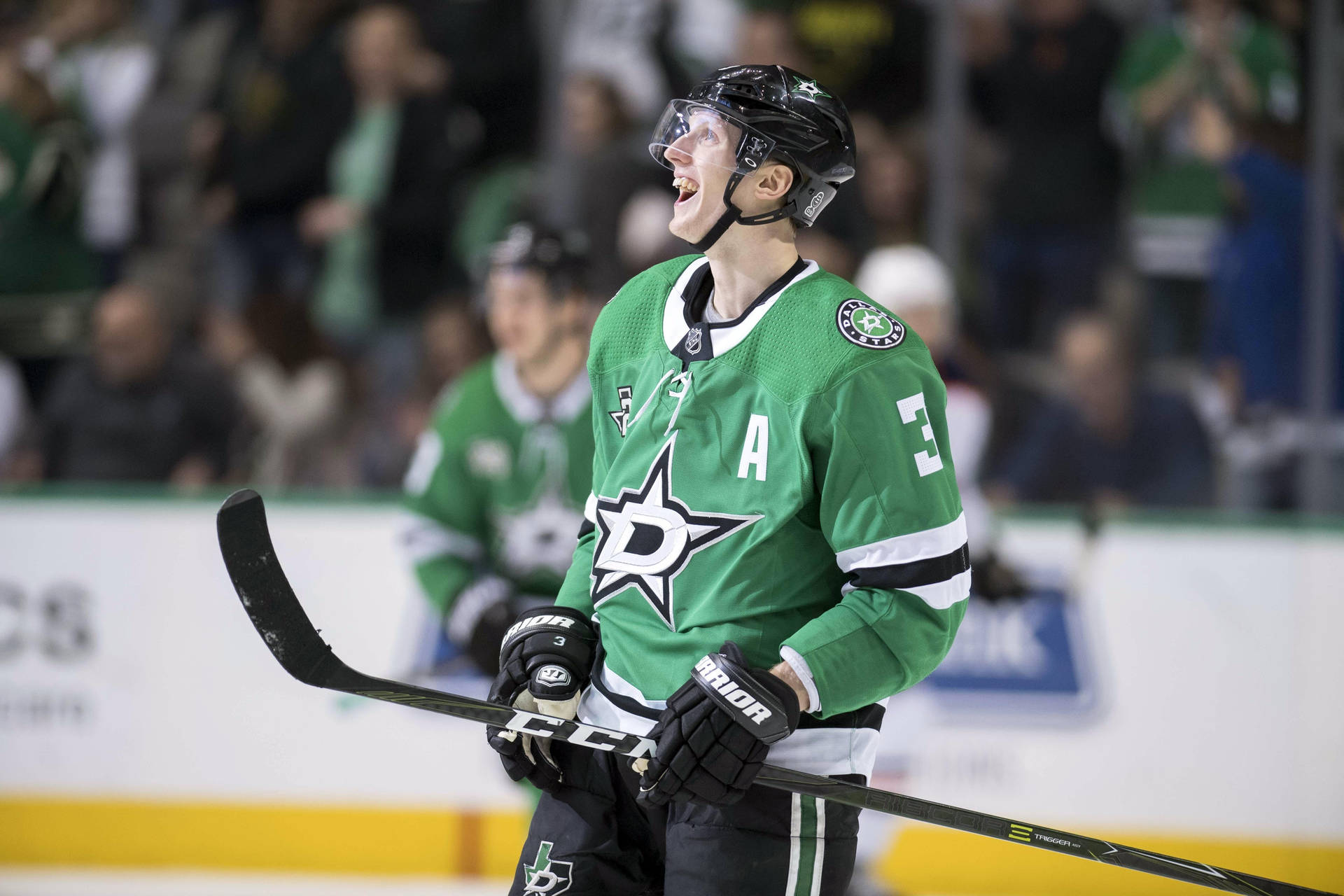 John Klingberg Smiling Nhl Player Background