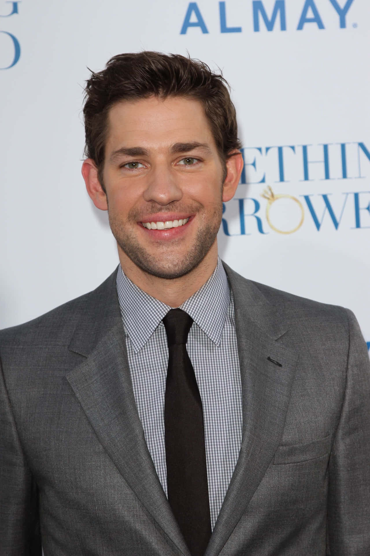 John Krasinski Perfectly Captured Smiling Background