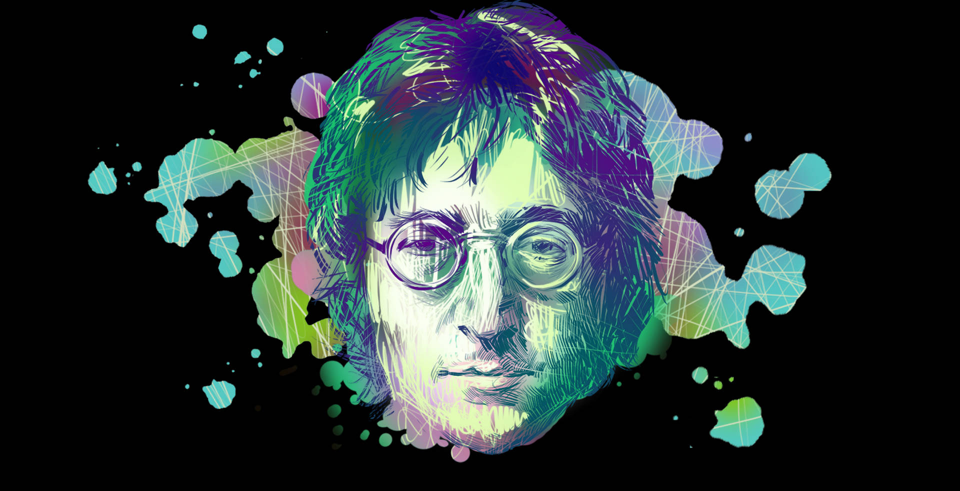 John Lennon Artwork Background