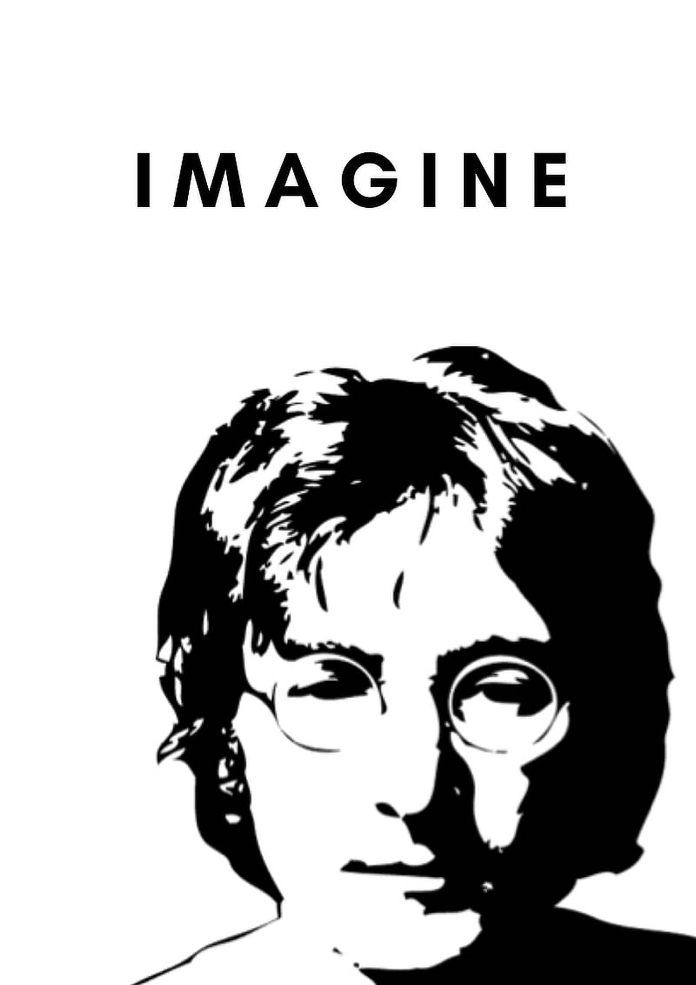 John Lennon Imagine Poster Background