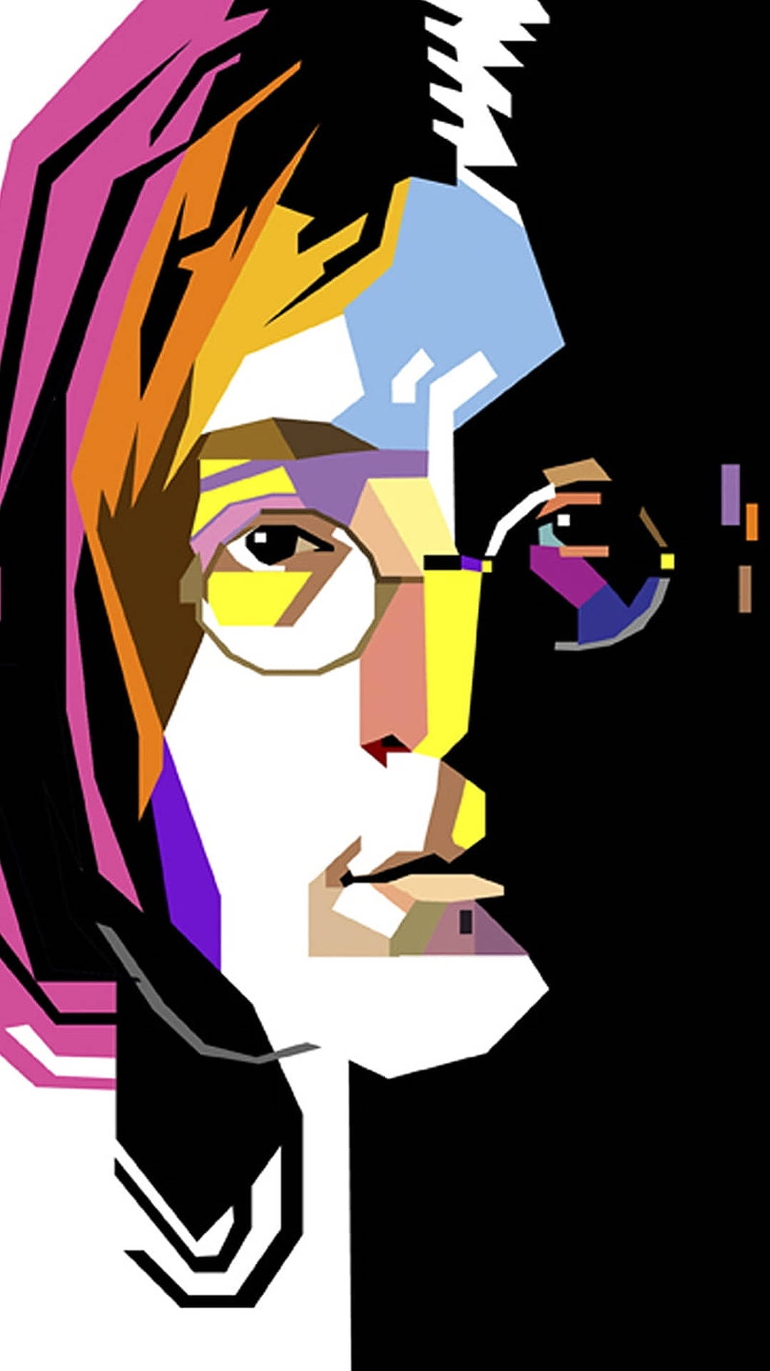 John Lennon Pop Artwork Background