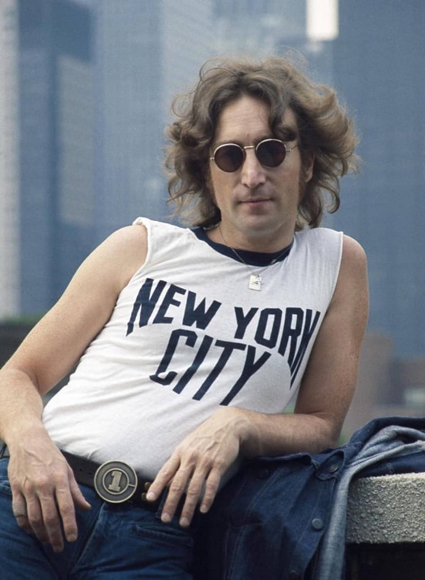 John Lennon Portrait Background