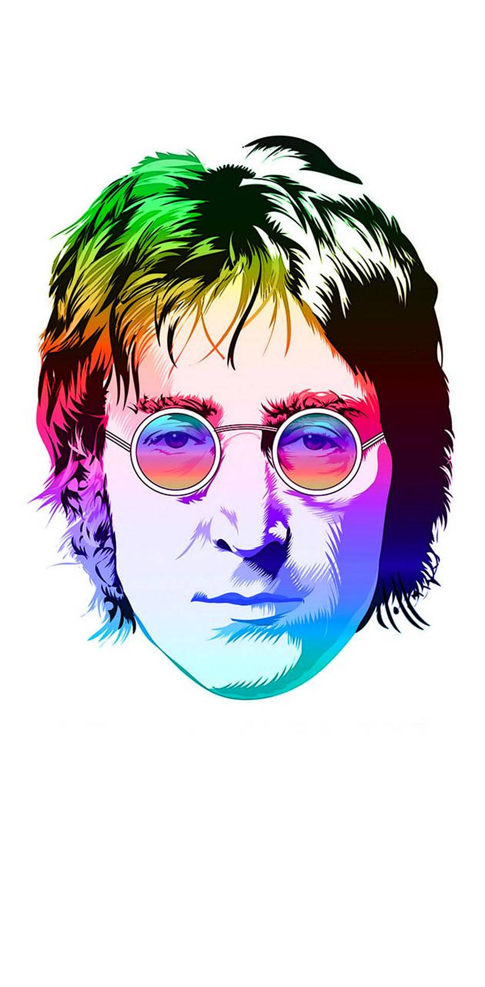 John Lennon Rainbow Art